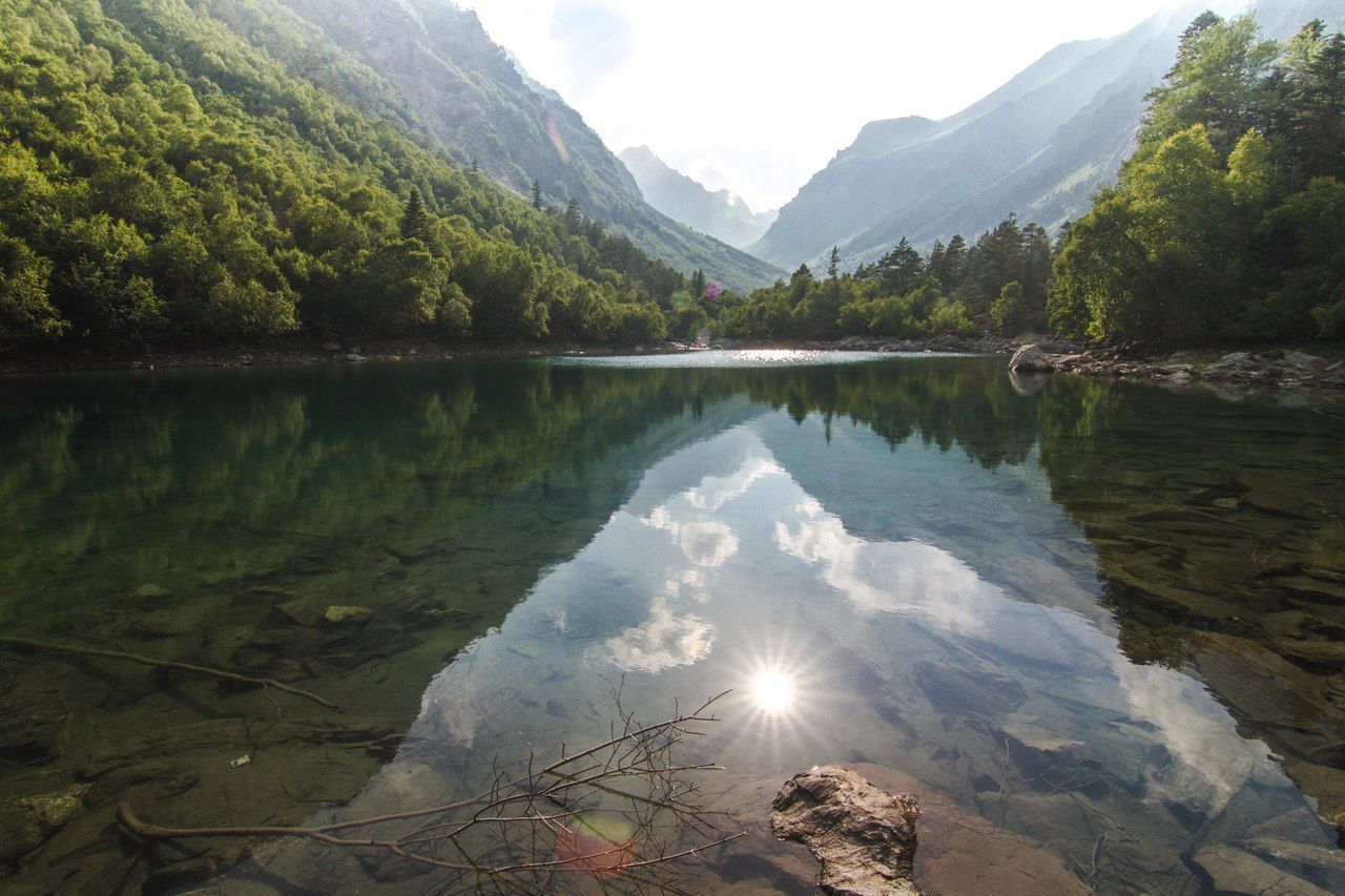 Бадукские озера в Тебердинском заповеднике © Фото с личной страницы Евгения Маханько во «ВКонтакте»
